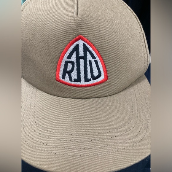 Rhude Beige Hat with Red and Black Emblem - Picture 7 of 10
